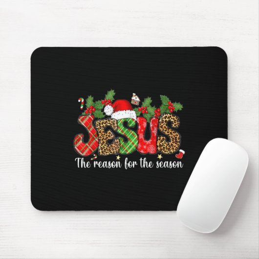 Tapis De Souris Christian Jesus La Raison Noël Fête Saison Chr (Avec souris)
