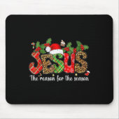 Tapis De Souris Christian Jesus La Raison Noël Fête Saison Chr (Devant)