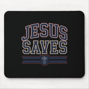 Tapis De Souris Christian Jésus Sauve Frère Hockey Jeunesse Garçon