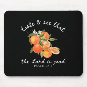 Tapis De Souris Christian Orange Fruit Bible Verse Gardener