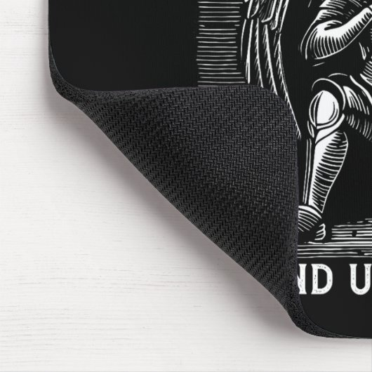 Tapis De Souris Christian Saint Michael Catholic Saint Defend Us I (Coin)