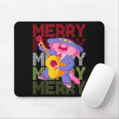 Tapis De Souris Christmas Axolotl Ugly Sweater Funny Christmas Sno (Avec souris)