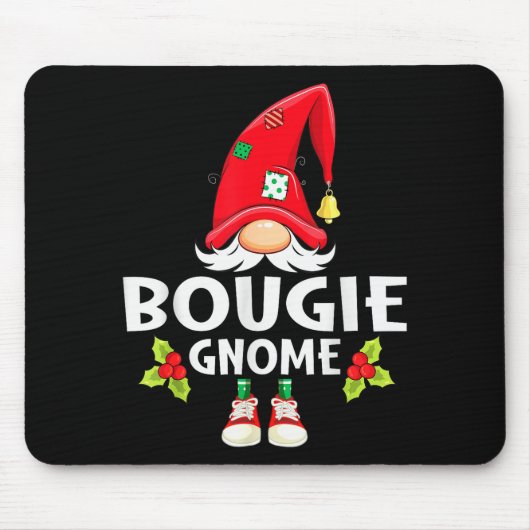 Tapis De Souris Christmas Bougie Gnome X-mas Family Matching  (Devant)