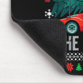 Tapis De Souris Christmas Car Drifting Through Snow Ugly Xmas Men (Coin)