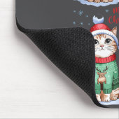 Tapis De Souris Christmas Cats _ Merry Christmas Cats Graphic  (Coin)