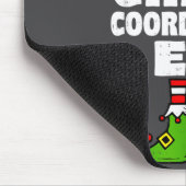 Tapis De Souris Christmas Chaos Coordinator Elf Funny Xmas Holiday (Coin)