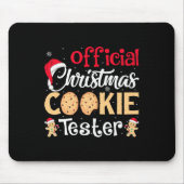 Tapis De Souris Christmas Cookie Tester Funny Baking Crew Xmas Pre (Devant)