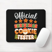 Tapis De Souris Christmas Cookie Tester Taster Funny Family Baking (Avec souris)