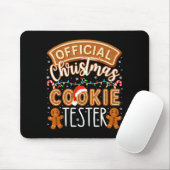 Tapis De Souris Christmas Cookie Tester Taster Funny Family Baking (Avec souris)