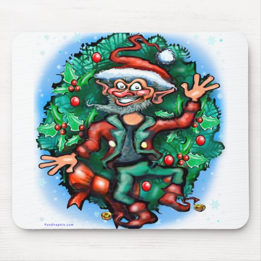 Tapis De Souris Christmas Elf (Devant)