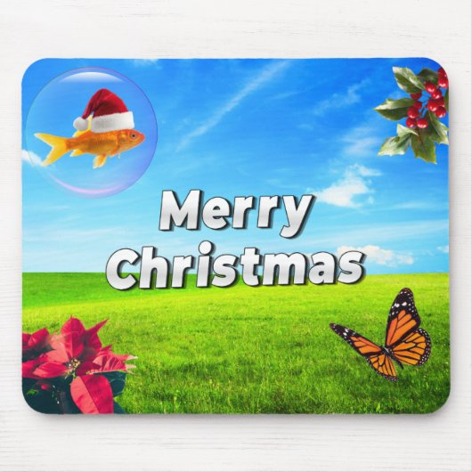 Tapis De Souris Christmas Frutiger Aero Mouse Pad (Devant)