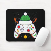 Tapis De Souris Christmas Gamer Video Game Controller Gamepad  (Avec souris)