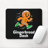 Tapis De Souris Christmas Gingerbread Dash Running Runner Xmas Mar (Avec souris)