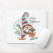 Tapis De Souris Christmas Gnome (Avec souris)