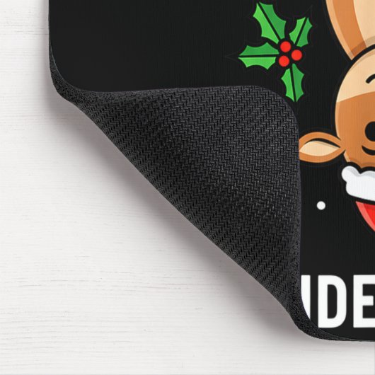 Tapis De Souris Christmas Guess What_ Reindeer Butt! Funny Reindee (Coin)