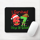 Tapis De Souris Christmas I Survived 67 Days Of School Funny Six S (Avec souris)