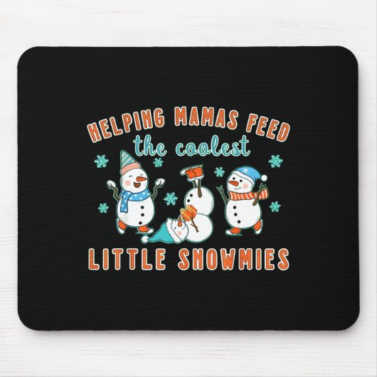 Tapis De Souris Christmas Lactation Consultant Lactation Nurse Lac (Devant)