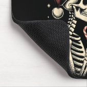 Tapis De Souris Christmas Matching Gothic Couple Dark Humor Skelet (Coin)