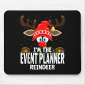 Tapis De Souris Christmas Matching I'm The Event Planner Reindeer (Devant)
