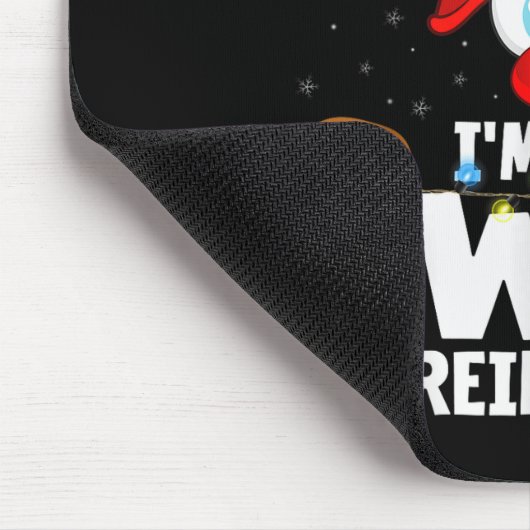 Tapis De Souris Christmas Matching I'm The Swol Reindeer (Coin)
