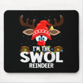 Tapis De Souris Christmas Matching I'm The Swol Reindeer (Devant)