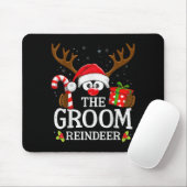 Tapis De Souris Christmas Matching The Groom Reindeer Family  (Avec souris)