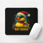Tapis De Souris Christmas Merry Duckmas Funny Quackmas Pajama Duck (Avec souris)