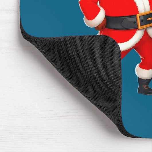Tapis De Souris Christmas Mr Santa Mrs Claus Dancing African Ameri (Coin)