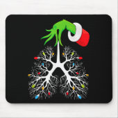 Tapis De Souris Christmas Nurse Resratory Therast Lung Lights Funn (Devant)