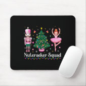 Tapis De Souris Christmas Nutcracker Squad Ballet Dance Women Kids (Avec souris)