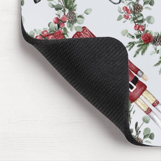 Tapis De Souris Christmas Nutcrackers & Lanterns (Coin)