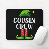 Tapis De Souris Christmas Pajama Cousin Crew Funny Elf Matching Pa (Avec souris)