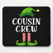 Tapis De Souris Christmas Pajama Cousin Crew Funny Elf Matching Pa (Devant)