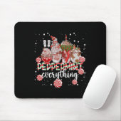Tapis De Souris Christmas Peppermint Everything Coffee Chocolate M (Avec souris)