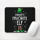 Tapis De Souris Christmas Santas Favorite Elf Xmas Matching Kids M (Avec souris)