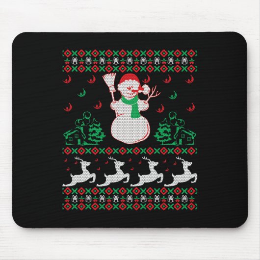 Tapis De Souris Christmas Snowman (Devant)