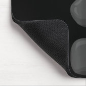 Tapis De Souris Christmas Snowman Three Black Buttons Xmas Costume (Coin)