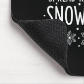 Tapis De Souris Christmas Spread Kindness Like Snowflakes - Snowfl (Coin)