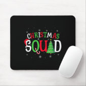 Tapis De Souris Christmas Squad Matching Family Group Santa Elf Sq (Avec souris)