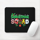 Tapis De Souris Christmas Squad Santa Dabbing Elf Family Matching (Avec souris)