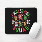 Tapis De Souris Christmas Squad Santa Dabbing Elf Family Matching (Avec souris)