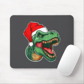 Tapis De Souris Christmas T-rex  (Avec souris)