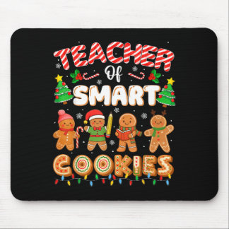 Tapis De Souris Christmas Teacher Of Smart Cookies Funny Cute Ging