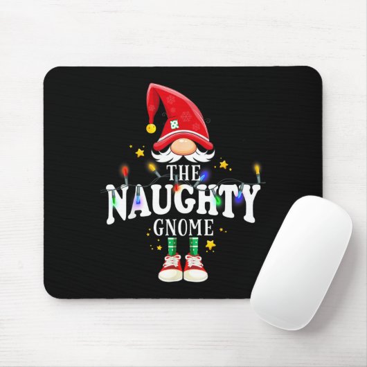 Tapis De Souris Christmas The Naughty Gnome X-mas Matching Pjs (Avec souris)