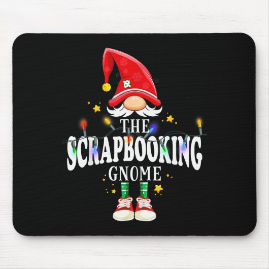 Tapis De Souris Christmas The Scrapbooking Gnome X-mas Matching Pj (Devant)