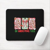 Tapis De Souris Christmas Tree Cake Funny Quote Oh Christmas Tree  (Avec souris)