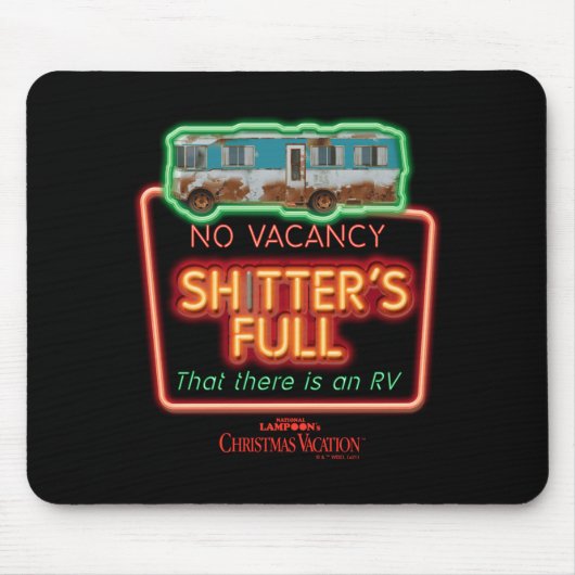 Tapis De Souris Christmas Vacation Ters Full Neon Sign  (Devant)
