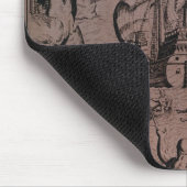 Tapis De Souris Christopher Colombus découvrant les îles (Coin)
