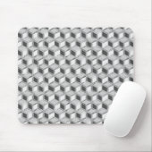 Tapis De Souris Chrome 3-d boîtes - gris argent (Avec souris)