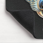 Tapis De Souris Chrome crâne et ailes Pad souris (Coin)